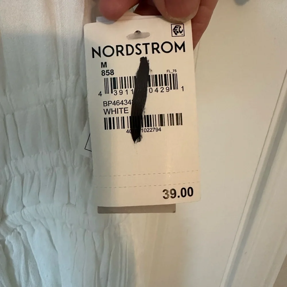 BP Nordstrom White Dress, size M - Picture 3 of 3